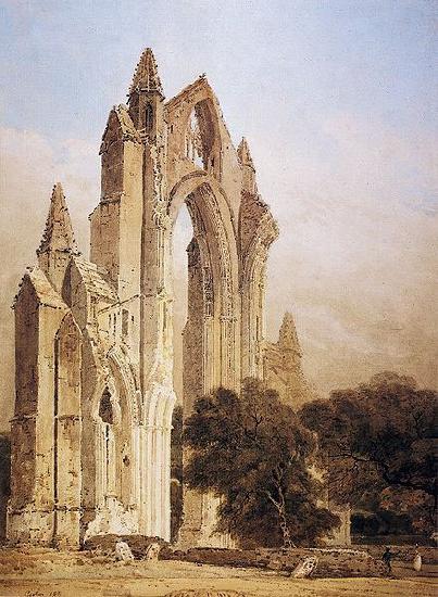 Thomas Girtin Guisborough Priory, Yorkshire oil painting image
